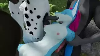 الذئب الكبير ينكح بالجوارب الطويلة البيضاء