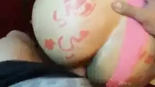 شرجي منزلي: رجل عربي يضرب المؤخرة الممتلئة لزوجته