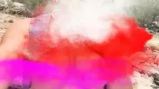 مشجع يحصل على شرج صارم مع كايلا وقضيب ضخم