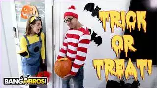 halloween fuck: strange attire and a cum worthy curse