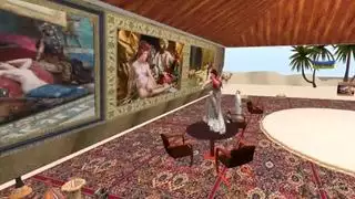 راقصة كونستانتينا العاهرة تأخذ قضيباً بعد عرضها