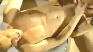 بورن تقييد فينتاج مع عقاب شديد